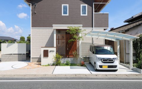 円形でデザイン