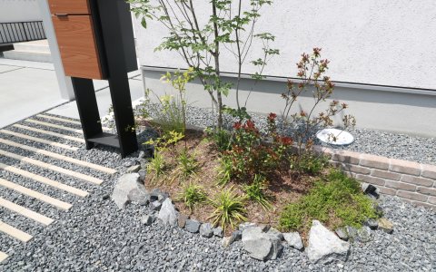 倉敷市｜シンプルボーダーアプローチ