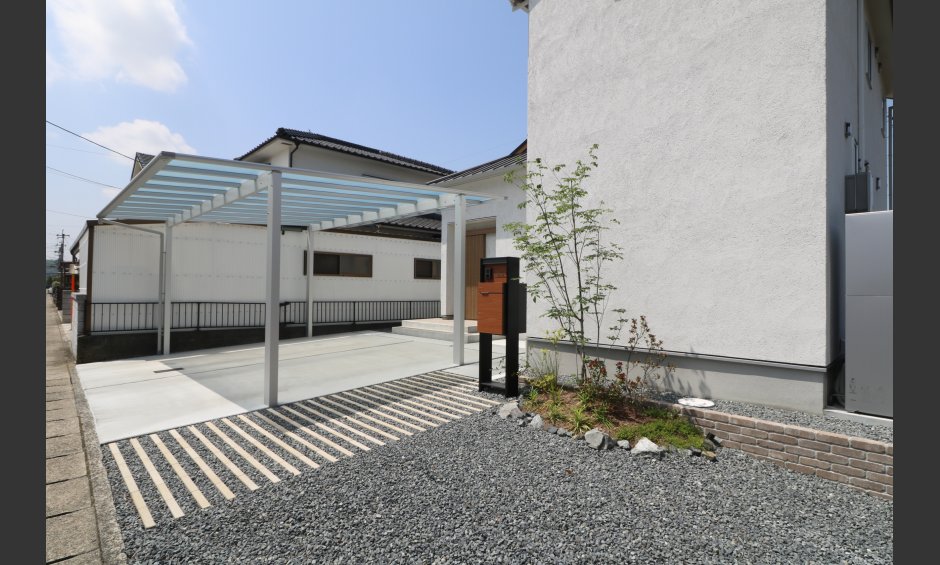 倉敷市｜シンプルボーダーアプローチ