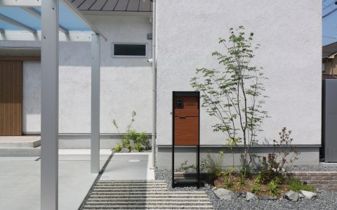 倉敷市｜シンプルボーダーアプローチ