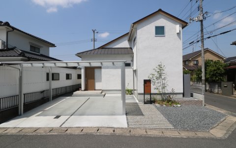 倉敷市｜シンプルボーダーアプローチ