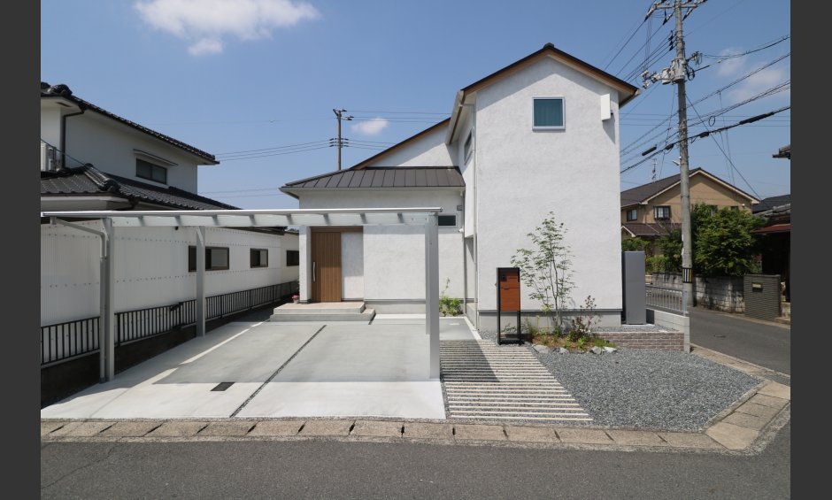 倉敷市｜シンプルボーダーアプローチ