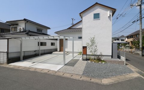 倉敷市｜シンプルボーダーアプローチ
