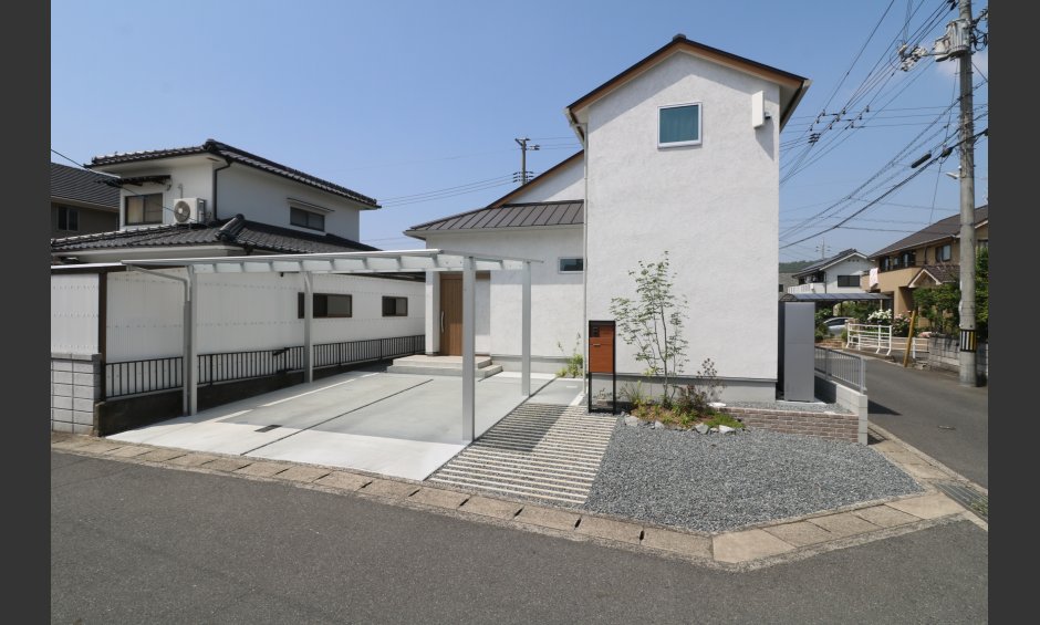 倉敷市｜シンプルボーダーアプローチ
