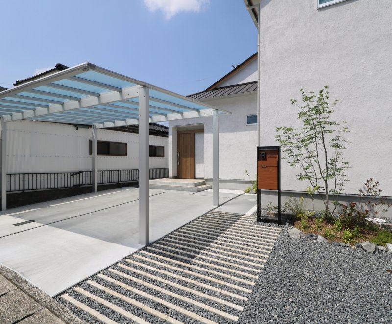 倉敷市｜シンプルボーダーアプローチ