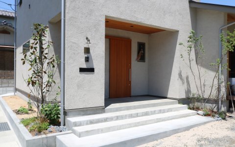 岡山市｜暮らし彩るモルタルガーデンシンク