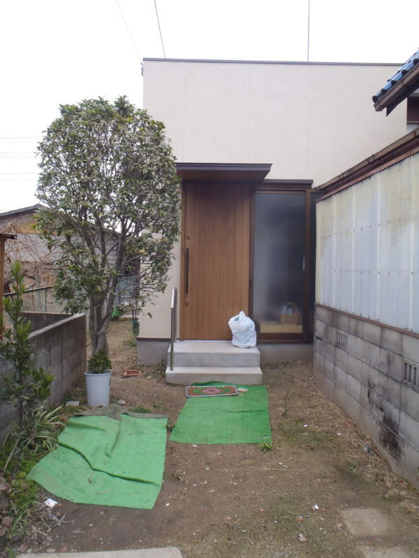 倉敷市｜植栽と調和させた門周りリフォーム
