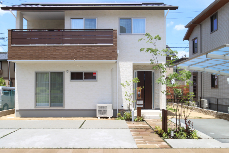 倉敷市｜自然素材で作るナチュラル外構