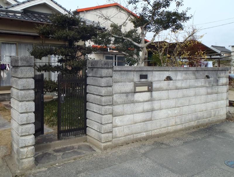 倉敷市｜門周り和モダンリフォーム外構