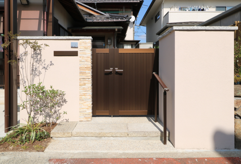 倉敷市｜和風住宅のリフォームエクステリア
