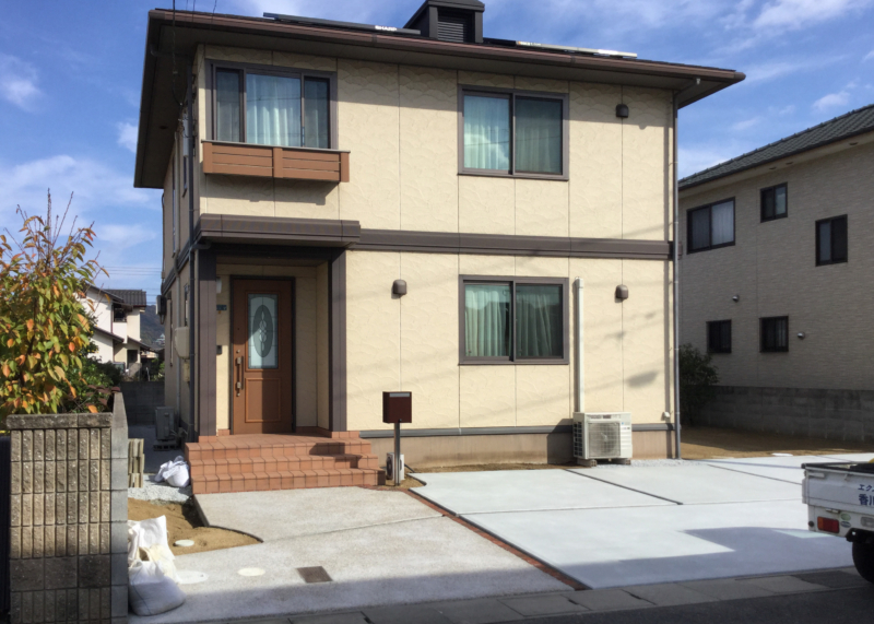 倉敷市｜シンプルナチュラルエクステリア