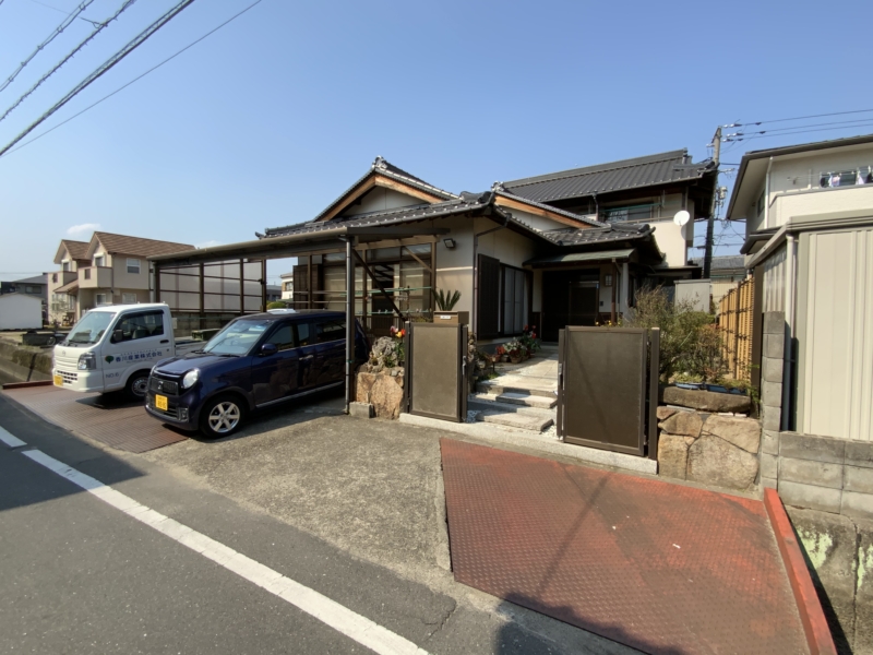 倉敷市｜和風住宅のリフォームエクステリア