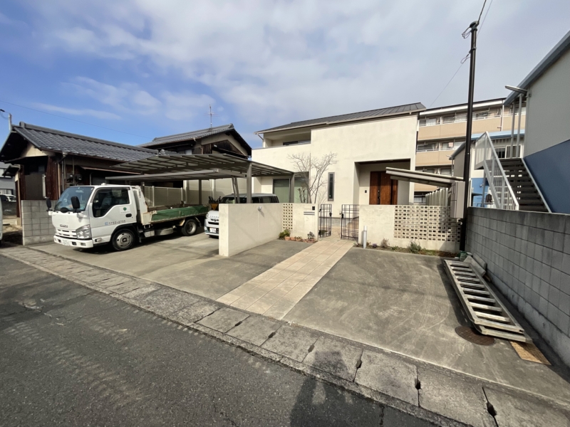 岡山市｜門周りリフォームドライガーデン