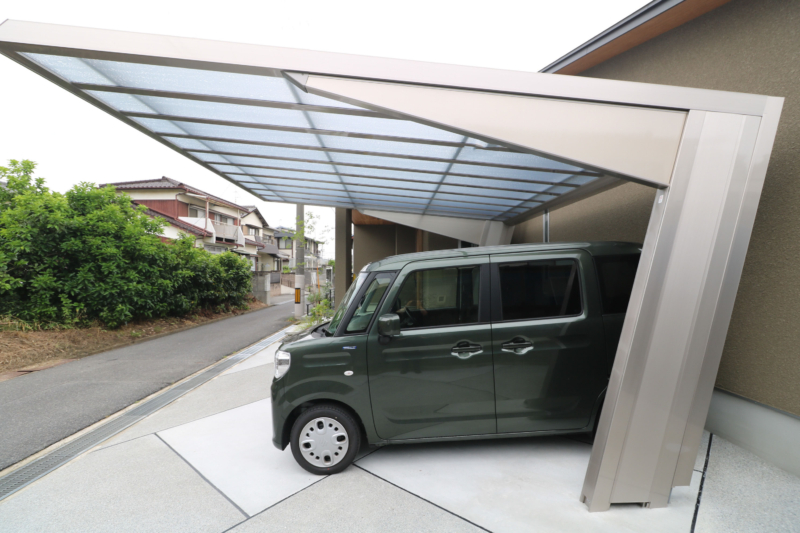 玉野市｜植栽とマイポート7デザイン