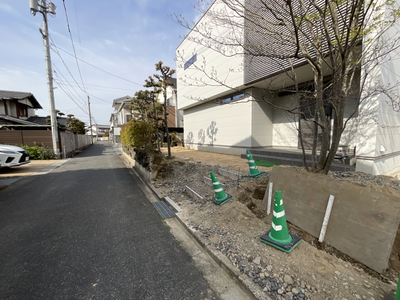 倉敷市｜植栽が彩るスタイリッシュ外構