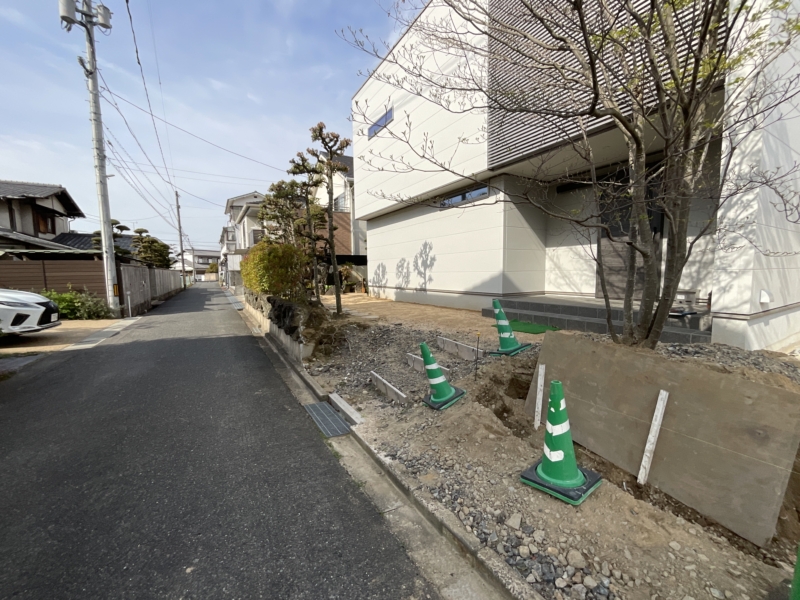 倉敷市｜植栽が彩るスタイリッシュ外構
