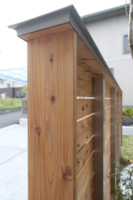 赤磐市｜小さな庭があるシンプル外構