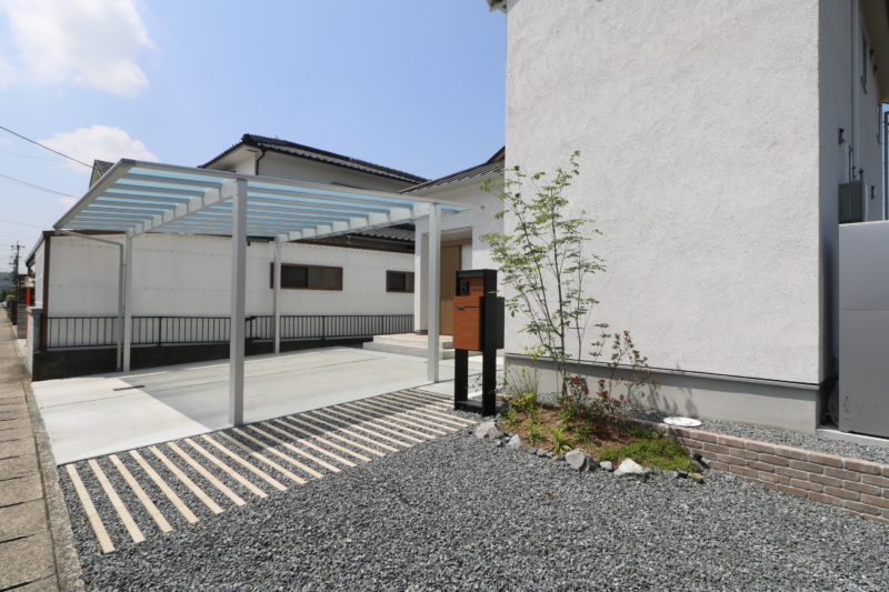 倉敷市｜シンプルボーダーアプローチ