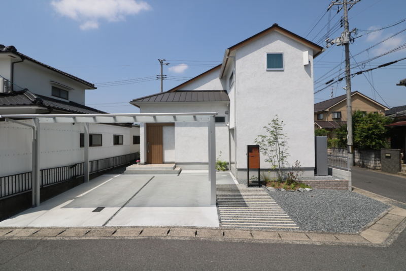 倉敷市｜シンプルボーダーアプローチ
