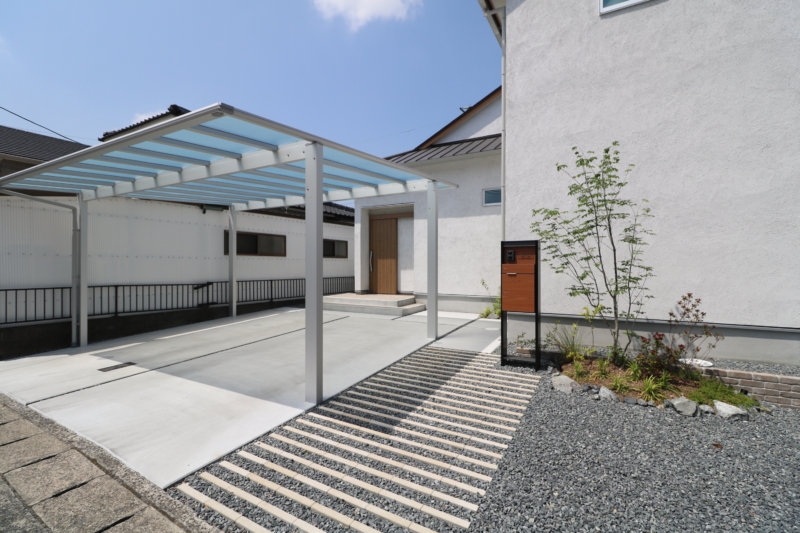 倉敷市｜シンプルボーダーアプローチ