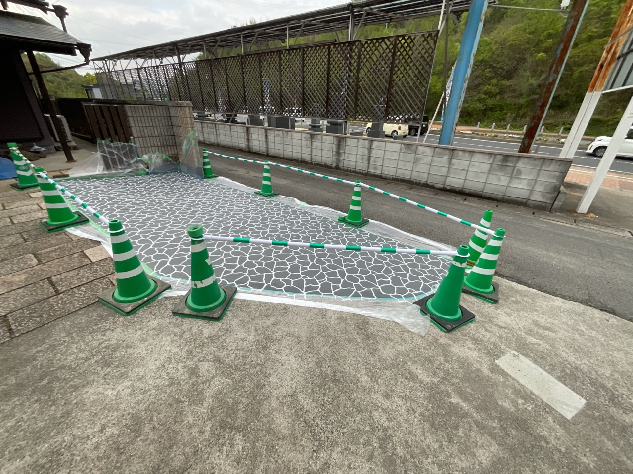 倉敷 四国化成 ラクラン
HG 施工中