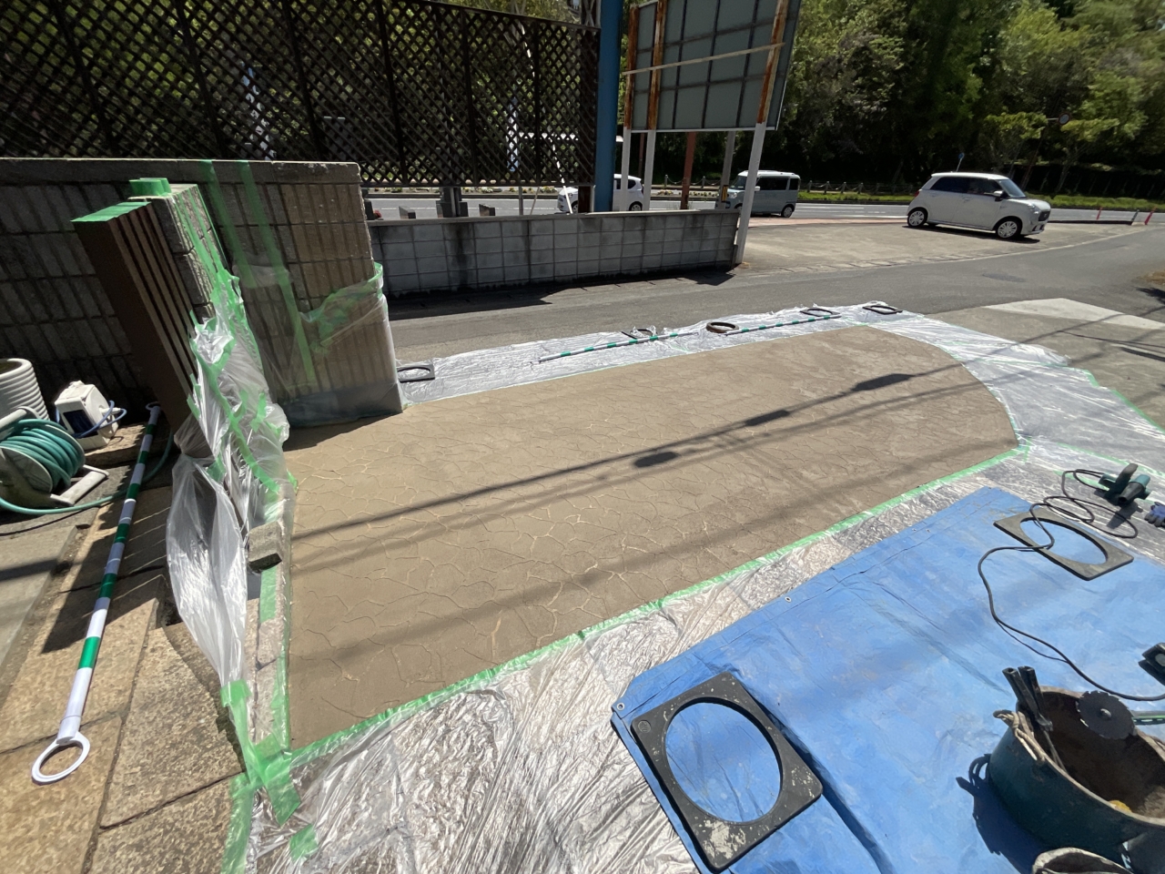 倉敷 四国化成 ラクラン
HG 施工中