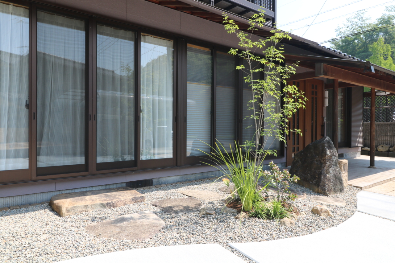 倉敷市 外構リフォーム 植栽