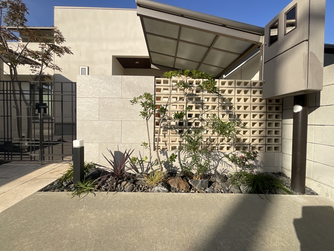 岡山市　植栽　メンテナンス　施工後