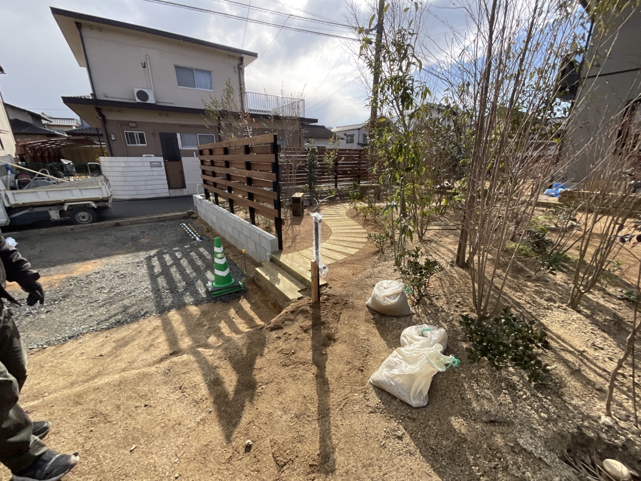 倉敷　庭　植栽